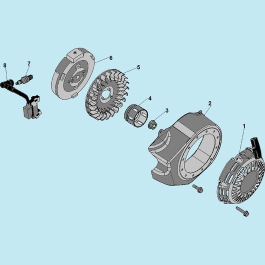Стартер, магнето и маховик Champion IGG3600