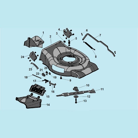 Дека и нож Champion LM4622 до 2020г.