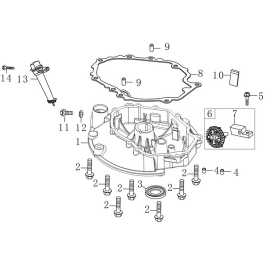 Крышка картера Champion LM5645