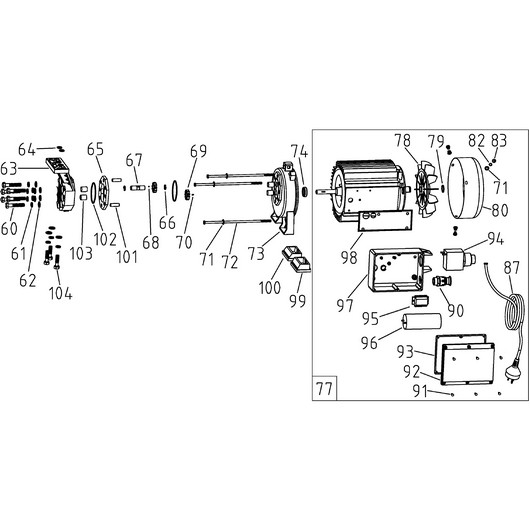 Двигатель и гидронасос Champion LSH5001H