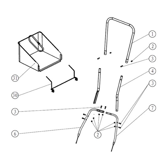 Рукоятка и травосборник MM4026