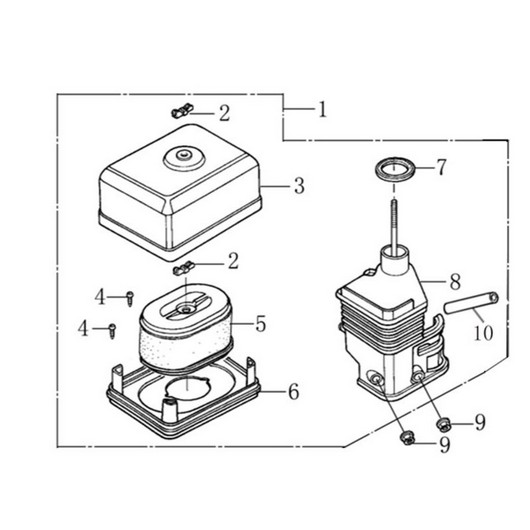 Воздушный фильтр Champion PC1050FT