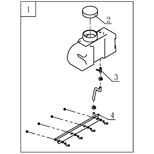 Комплект подачи воды Champion PC1050FT