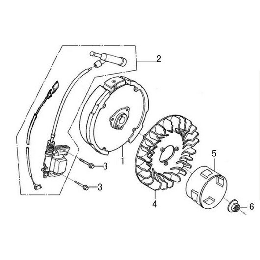 Магнето и маховик Champion PC1151FT