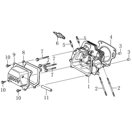 Головка цилиндра Champion PC1151FT