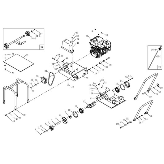 Рукоятка и рама Champion PC6036F
