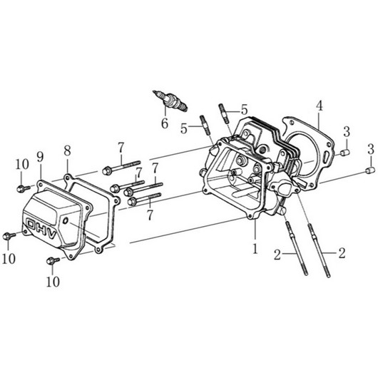Головка цилиндра Champion PC6036F