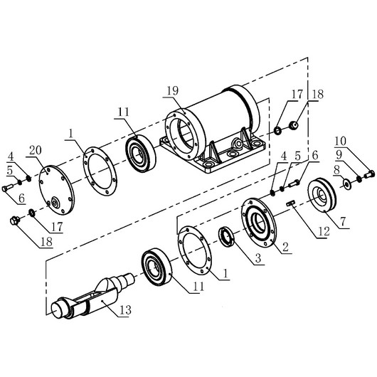 Корпус вибратора Champion PC8742F