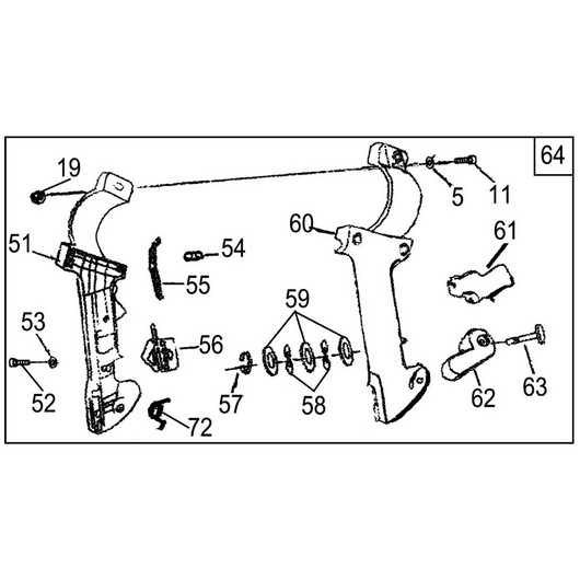 Рукоятка управления, комплект Champion PS157
