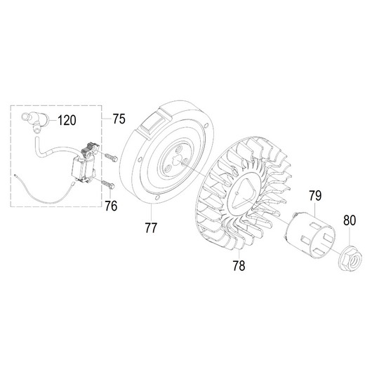 Магнето и маховик Champion SC400