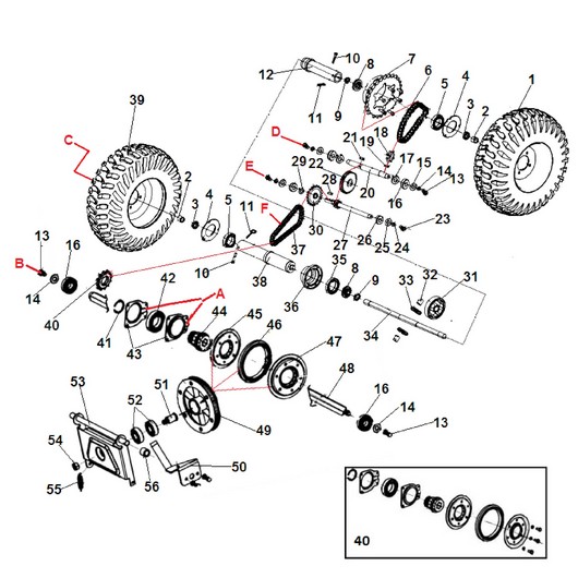 Дифференциал и фрикцион Champion ST1376E