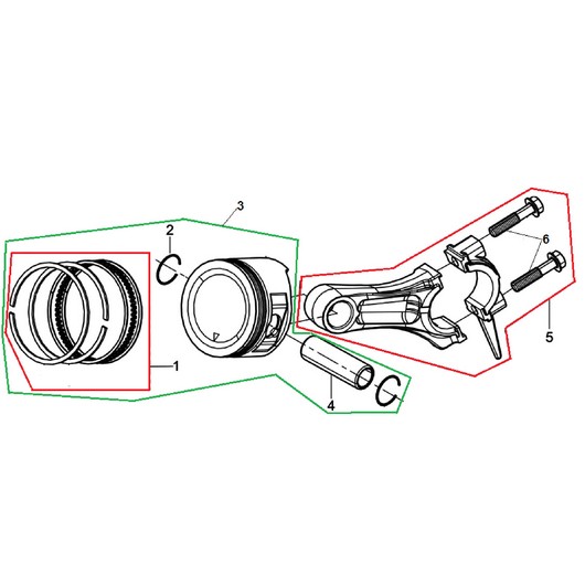 Поршень Champion ST1170E