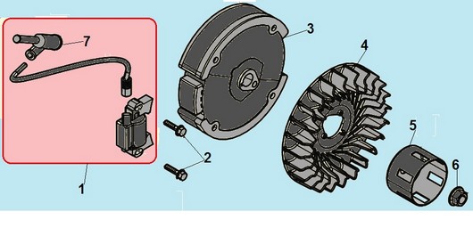 Маховик и магнето Champion ST553