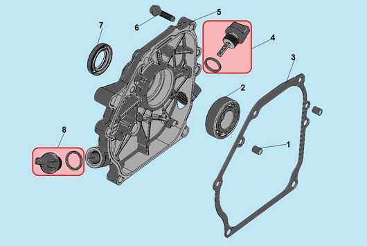 Крышка картера Champion ST553