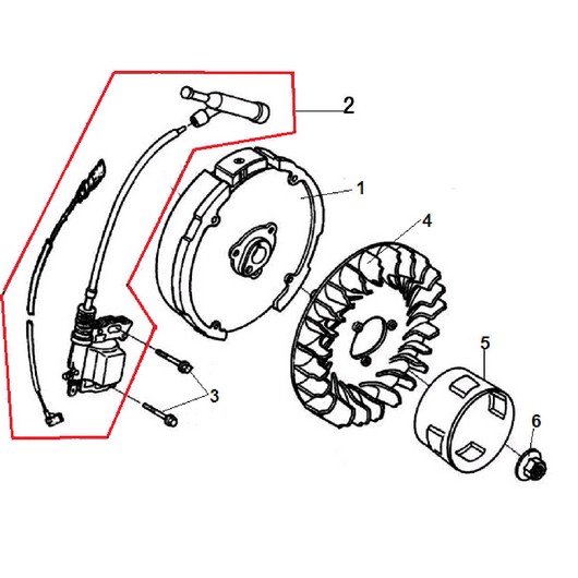 Магнето и маховик Champion ST556