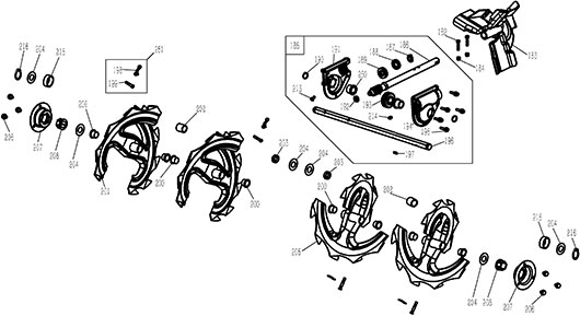 Шнек и редуктор Champion ST655