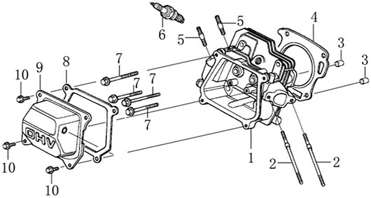 Головка цилиндра Champion ST655