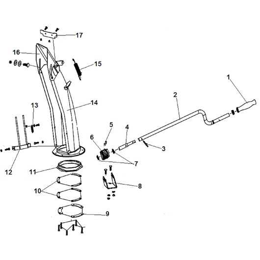 Желоб для выброса снега Champion ST656BS