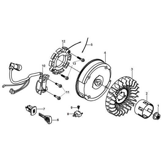 Магнето и маховик Champion ST761E