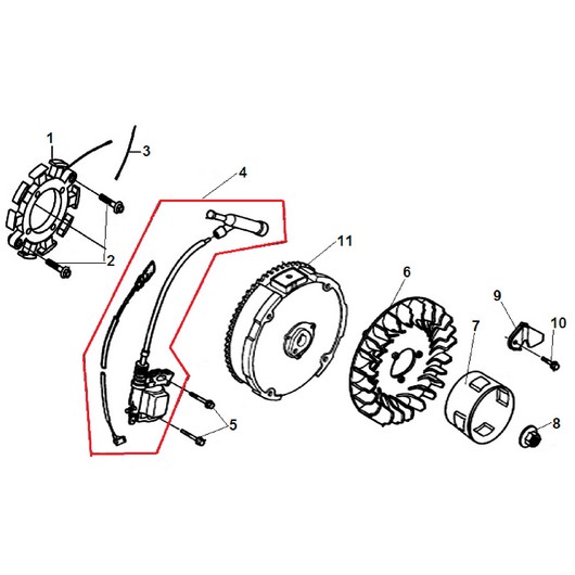 Магнето и маховик Champion ST762E