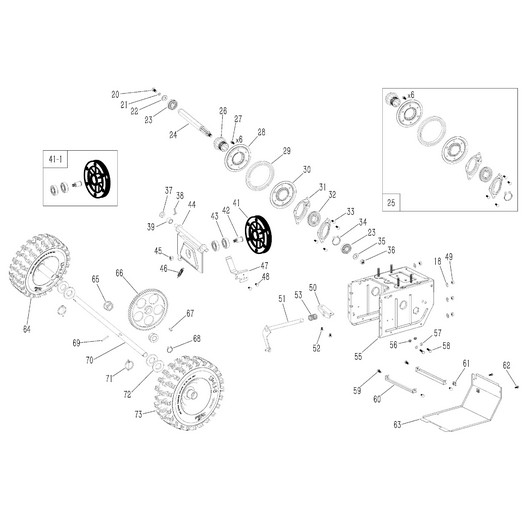 Фрикцион и колеса Champion ST861