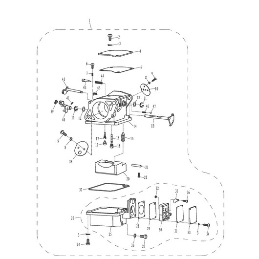 Карбюратор Toyama T15BMS