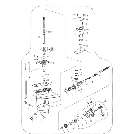Редуктор Toyama T15BMS