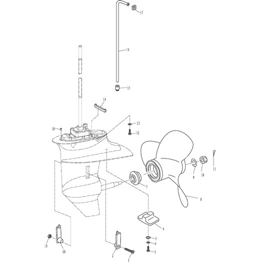 Гребной винт Toyama T15BMS