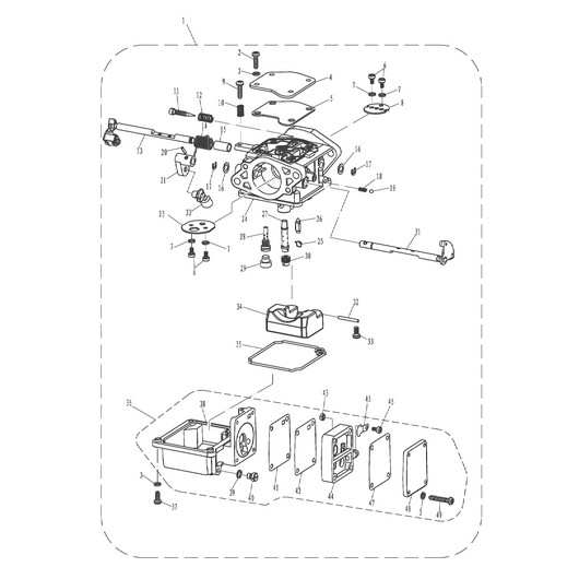 Карбюратор Toyama T18BMS