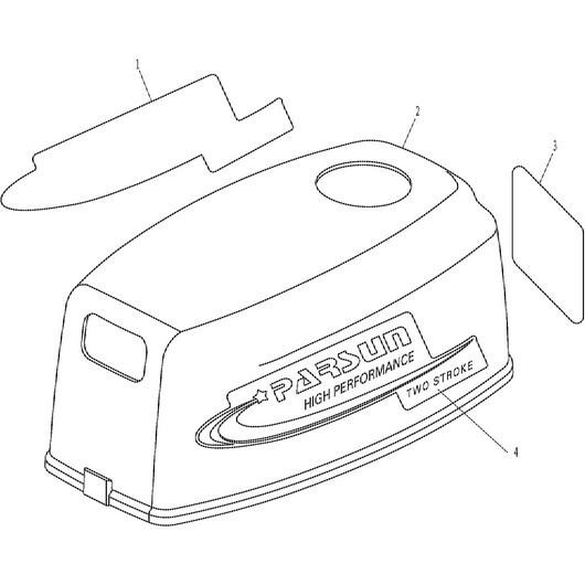 Крышка двигателя Toyama T2.6CBMS