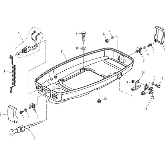 Крышка нижняя Toyama T2.6CBMS