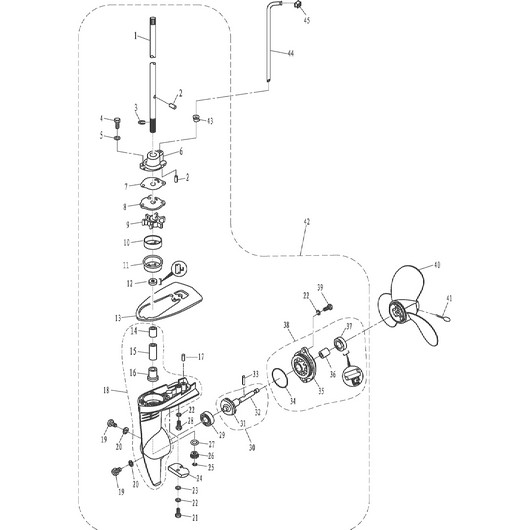 Навесной комплект и винт Toyama T2.6CBMS