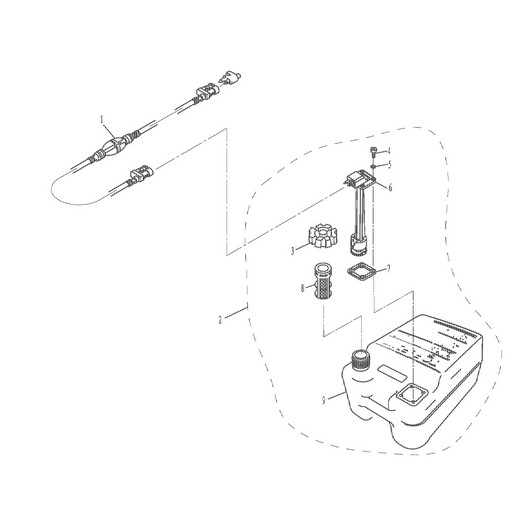 Топливный бак Toyama T30ABMS
