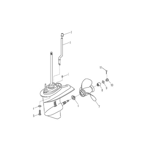 Навесной комплект и винт Toyama T30ABMS