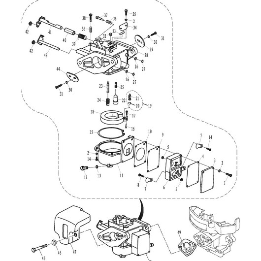 Карбюратор Toyama T5.8BMS
