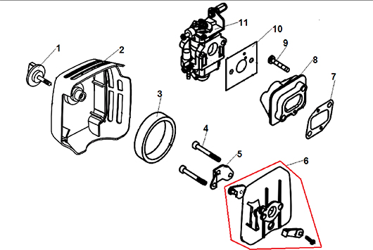 Карбюратор, воздушный фильтр Champion T527-2