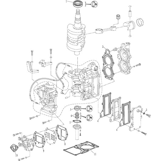 Ремонтный комплект Toyama T9.8BMS