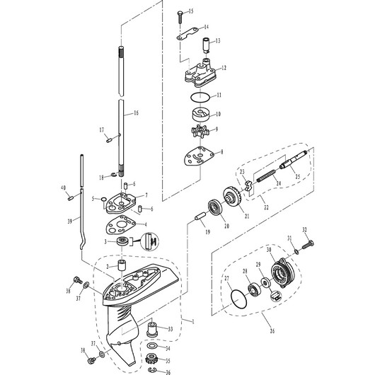 Нижняя часть и привод Toyama TC3.6BMS