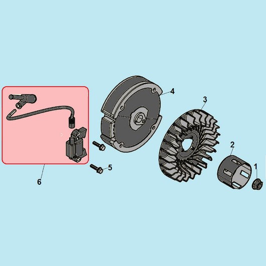 Магнето и маховик Champion TR72