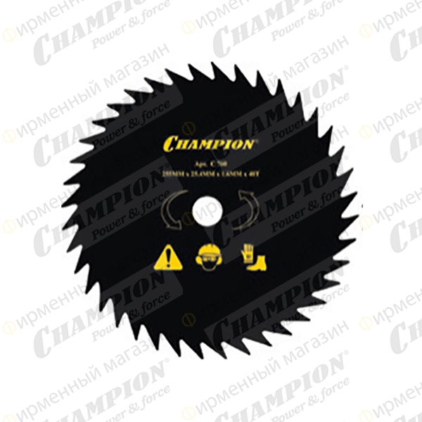 Нож Champion с остроугольными зубцами 40/255/25,4