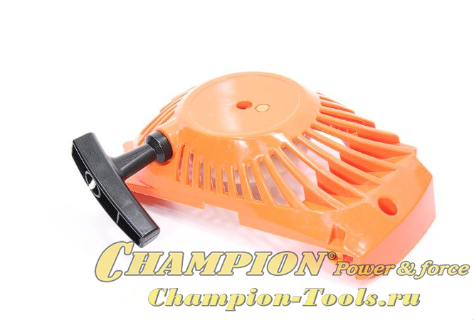 Стартер в сборе для китайской бензопилы 3800 пластик E-start