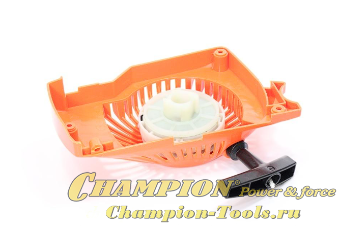 Стартер в сборе для китайской бензопилы 3800 пластик E-start