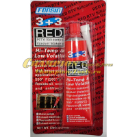 Герметик-прокладка красный FONSIN 3+3 red Silicone Gasket Maker