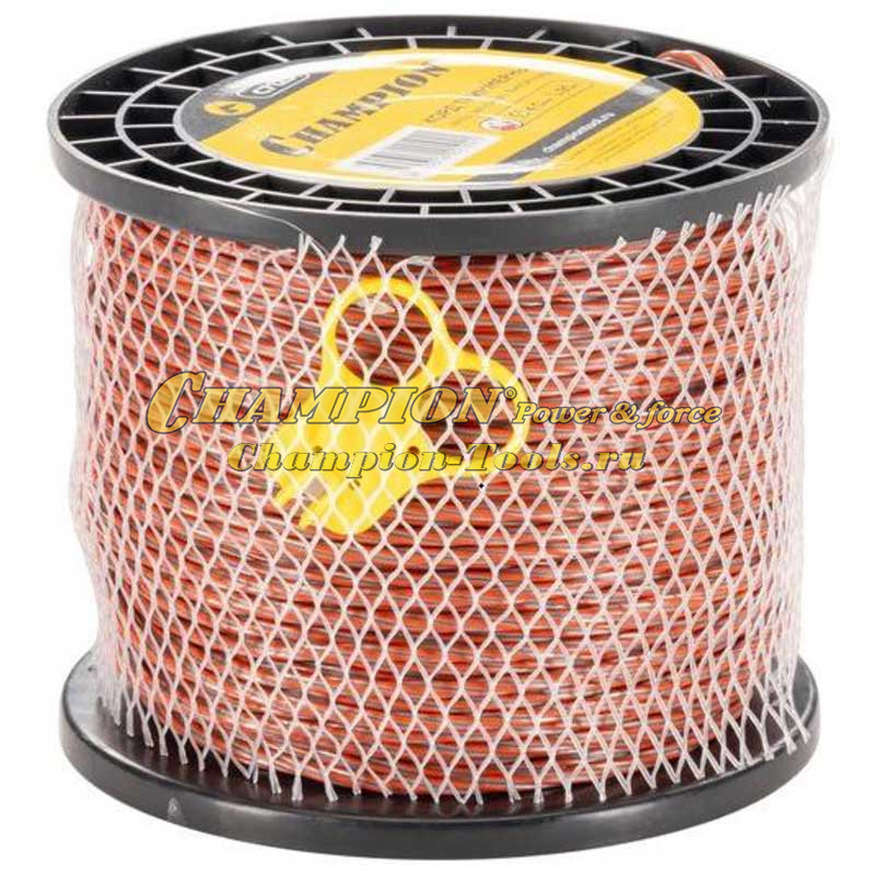 Леска для триммера Champion Whisper-twist 3,5мм x 124м