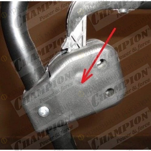 Суппорт крепления скобы безопасности STE1650 правая половина (R)